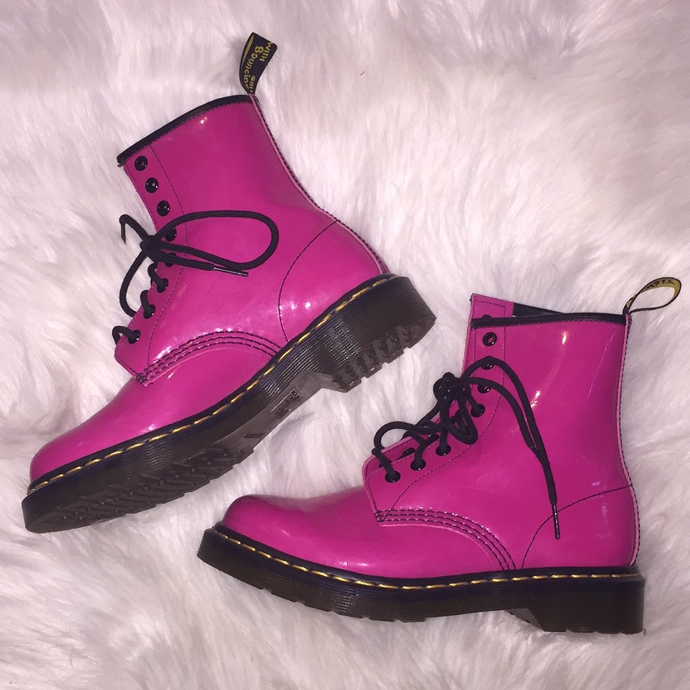 Gently Worn Hot Pink Dr. Martens